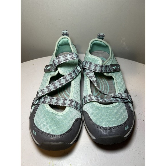 Ryka Kailee Adjustable Mesh Mary Jane Sneakers Shoes Mint size 6.5 Women’s - Picture 2 of 7